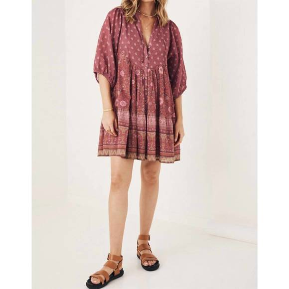 SPELL Dresses & Skirts - NEW SPELL utopia tunic dress in berry